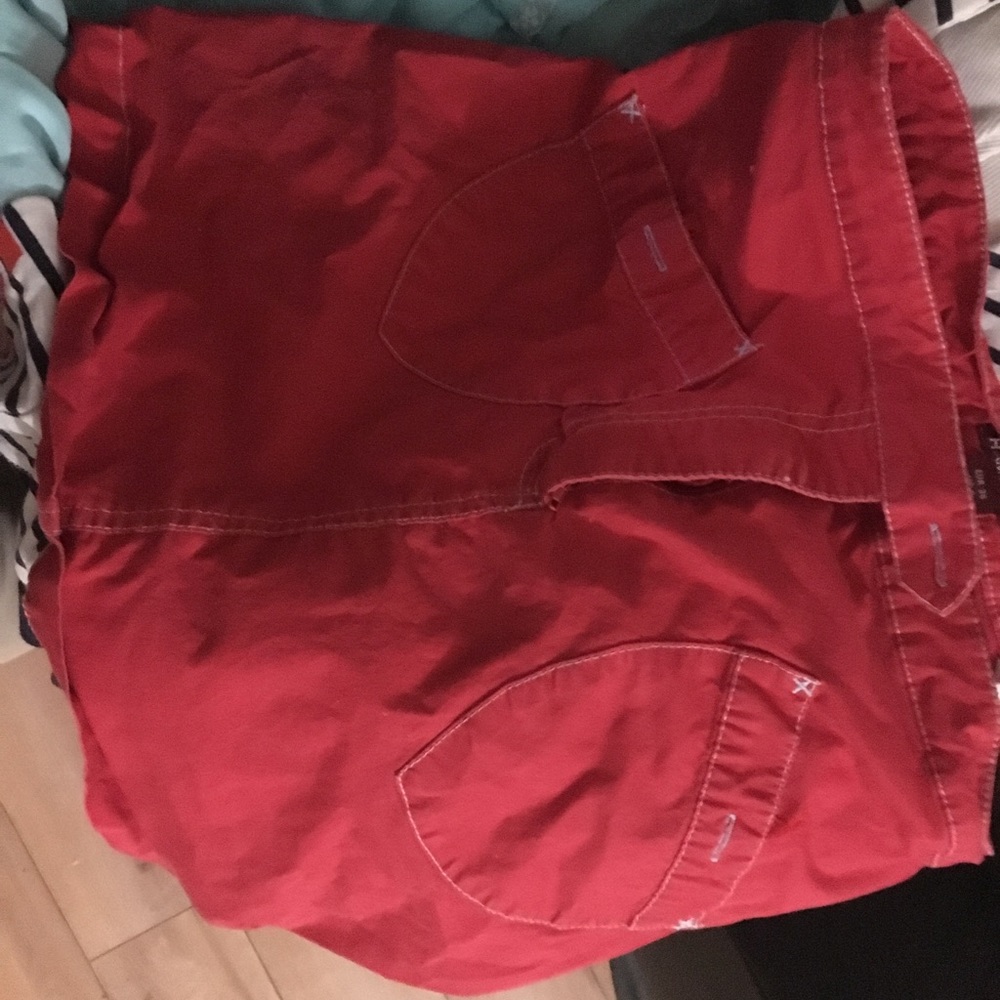 Short skirt bright sweet red. used